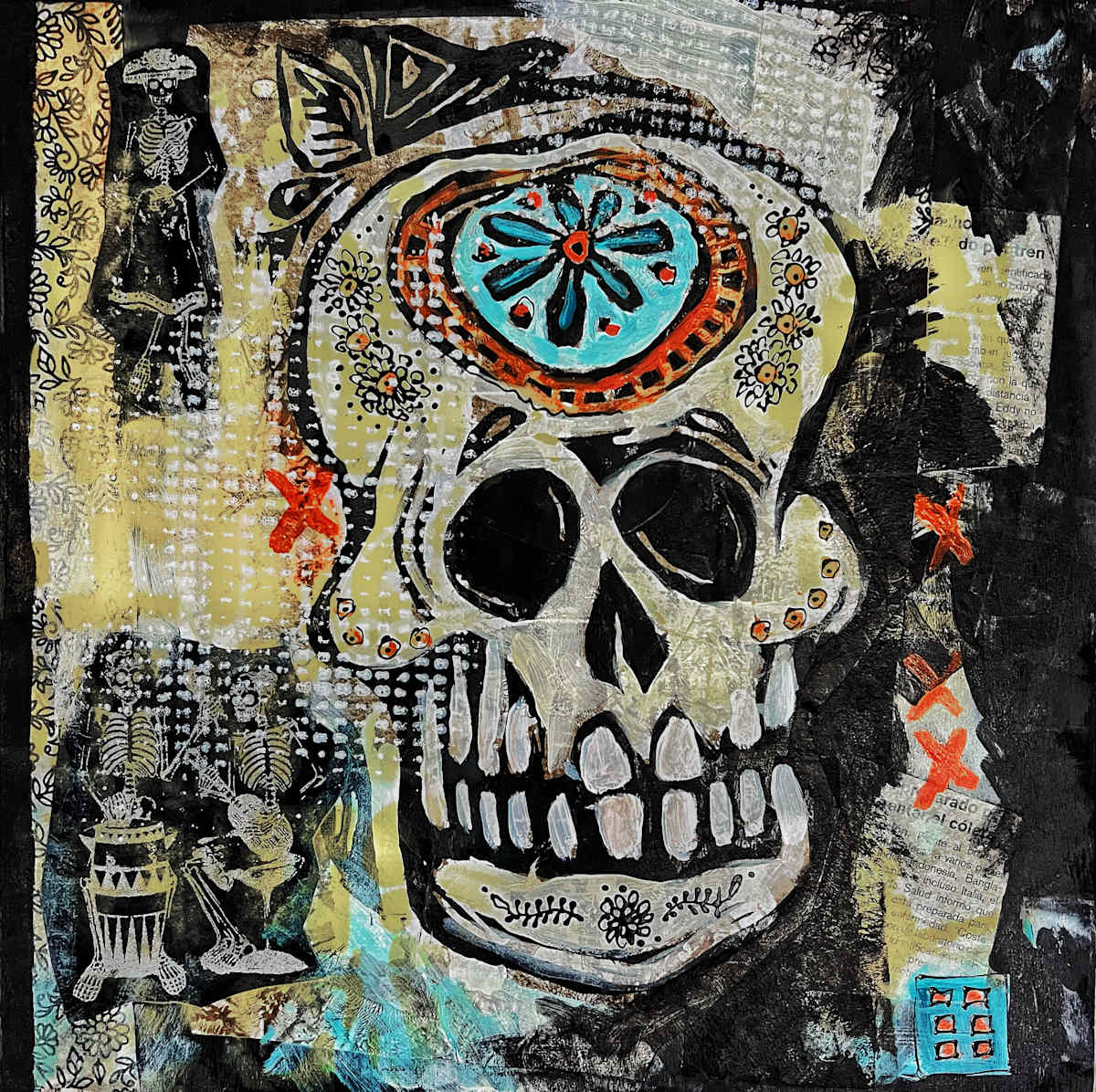 Viva la Vida: Calaveras of the Living Spirit by Terri Goodness  Image: “La Risa Eterna” (The Eternal Laugh)