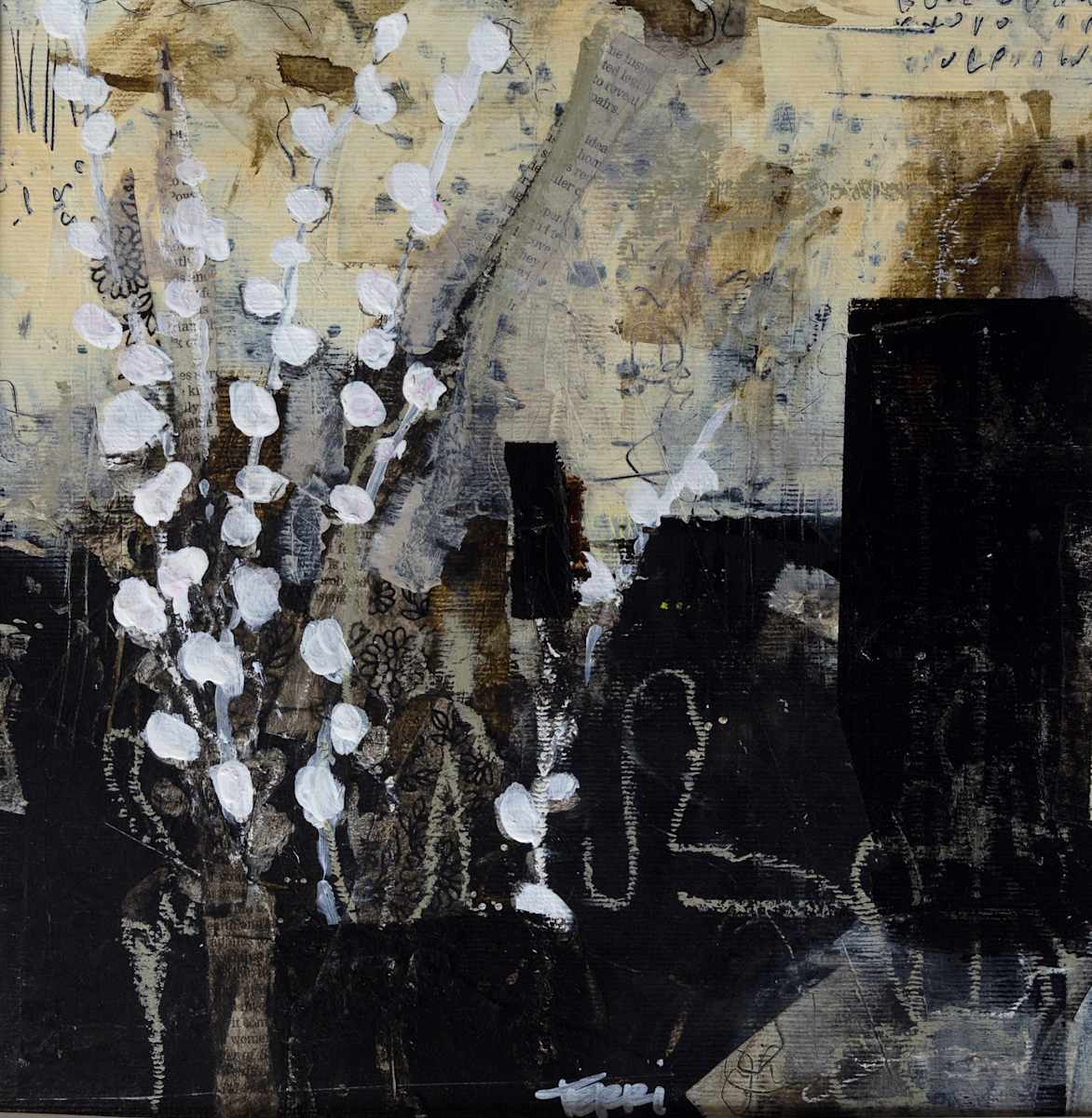 Floral Series: Pussy Willows, 2023 by Terri Goodness 