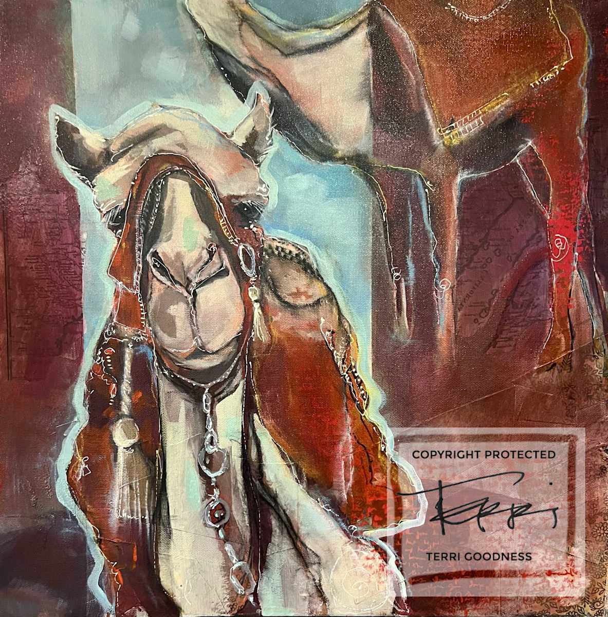 Travelers of Petra by Terri Goodness 