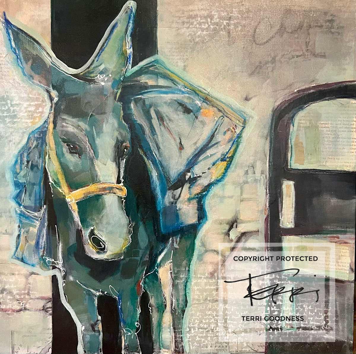 Waiting by the Gate by Terri Goodness 
