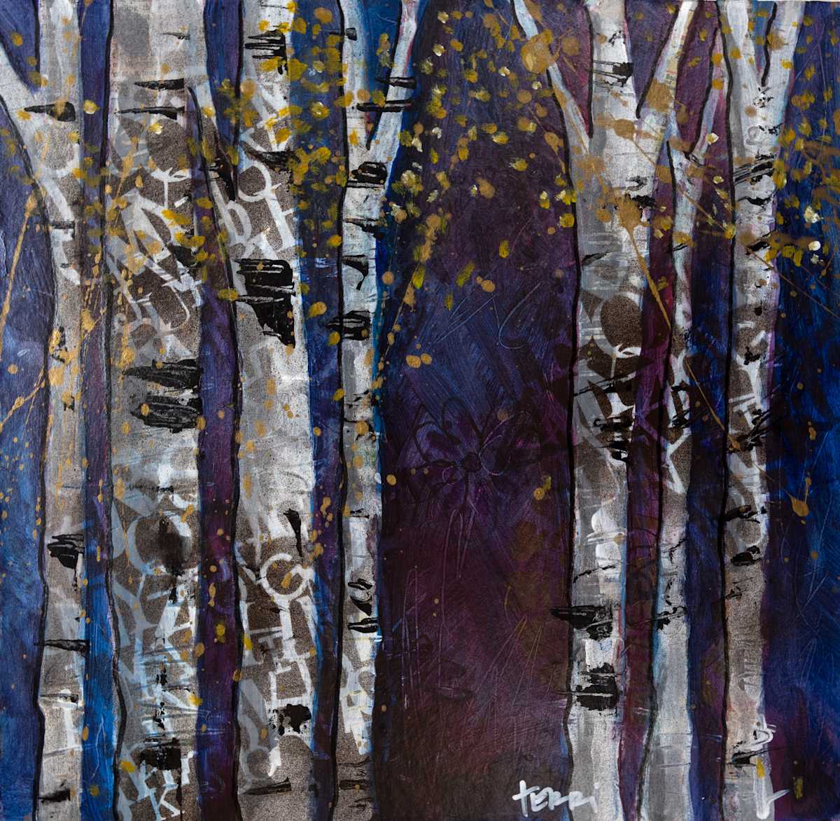 Written in the Trees: Blue by Terri Goodness 