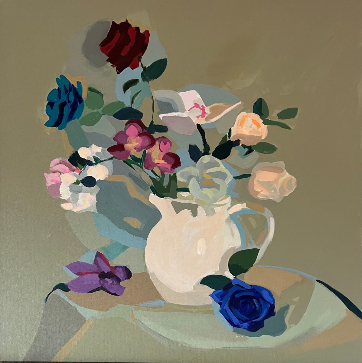 Sage Background by June McCartney 