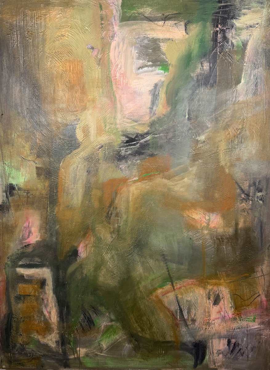 Amber Abyss by Kristy Jahn  Image: Sitting with the feeling of anxiety, I saw an abyss with an amber honey dripping down, as it dripped , growth and life evolved. 