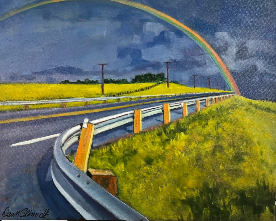 Somewhere under the rainbow by Dawn Schmidt 