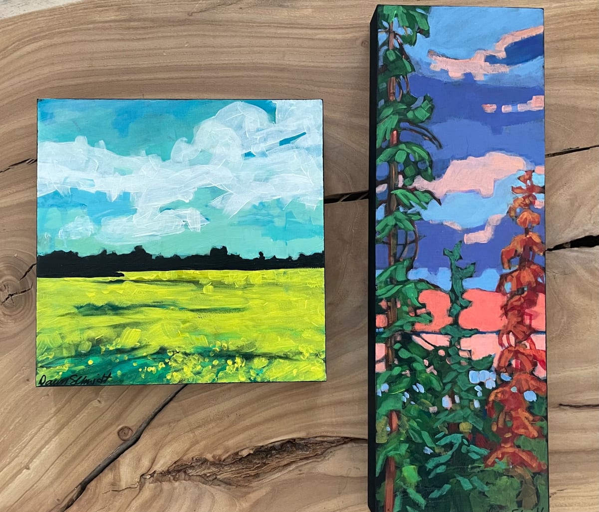 Canola Carpet & Coniferous Cousins by Dawn Schmidt, Image 1.
