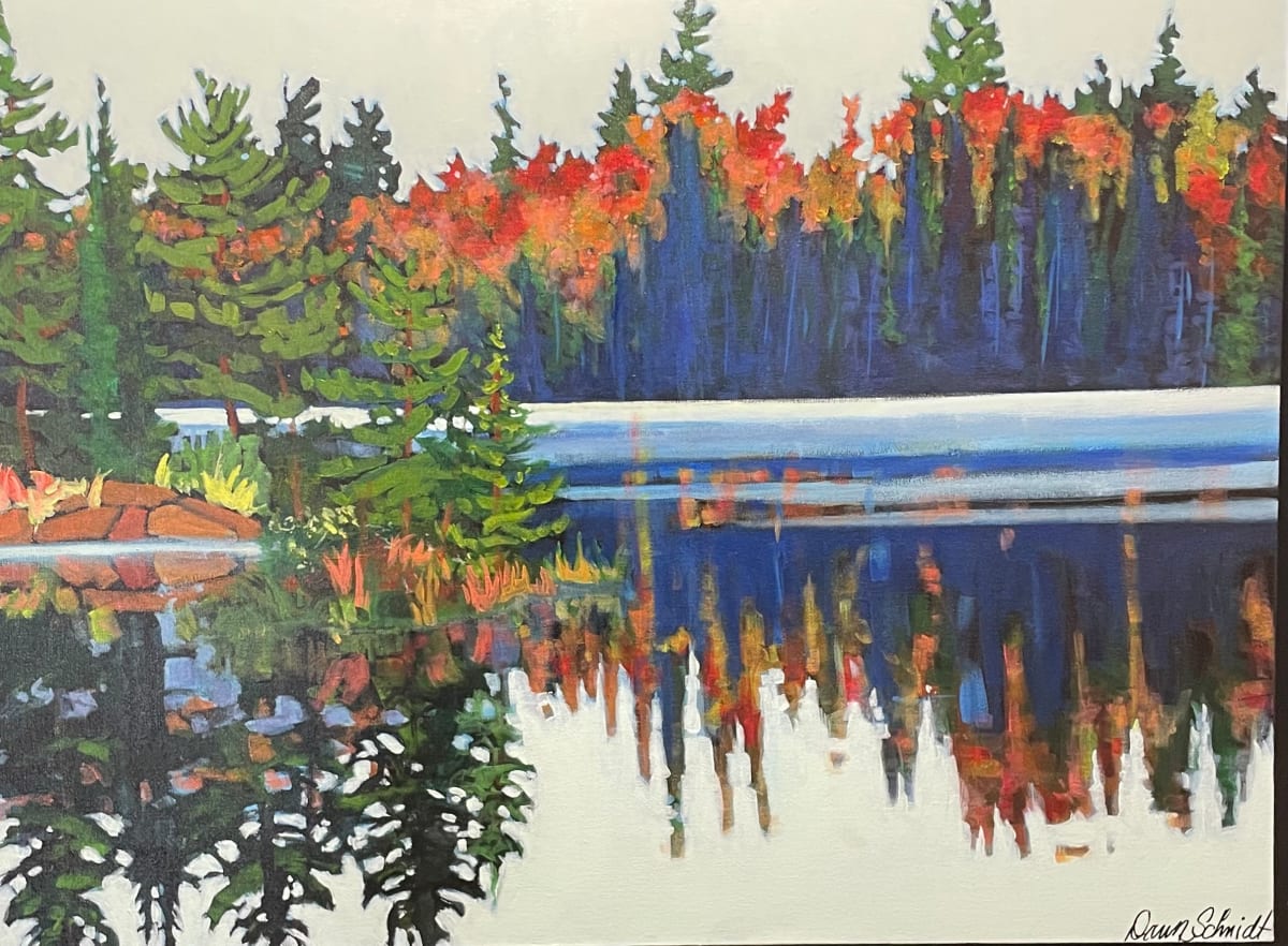 Morning Mist Rising by Dawn Schmidt 