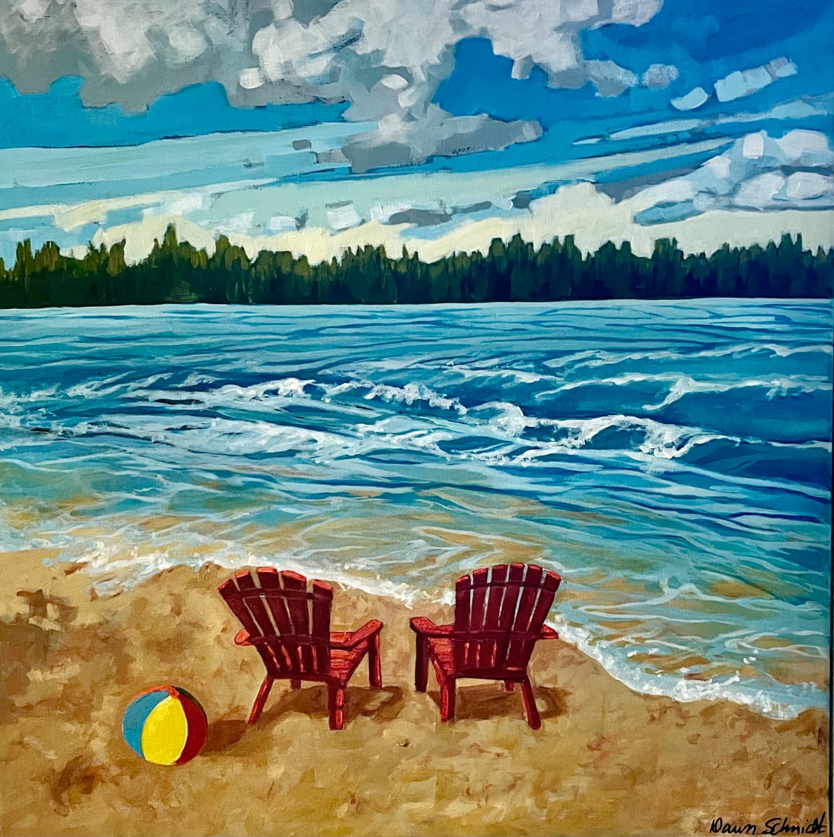 Just Biding Our Tide  Image: South shore of Falcon Lake