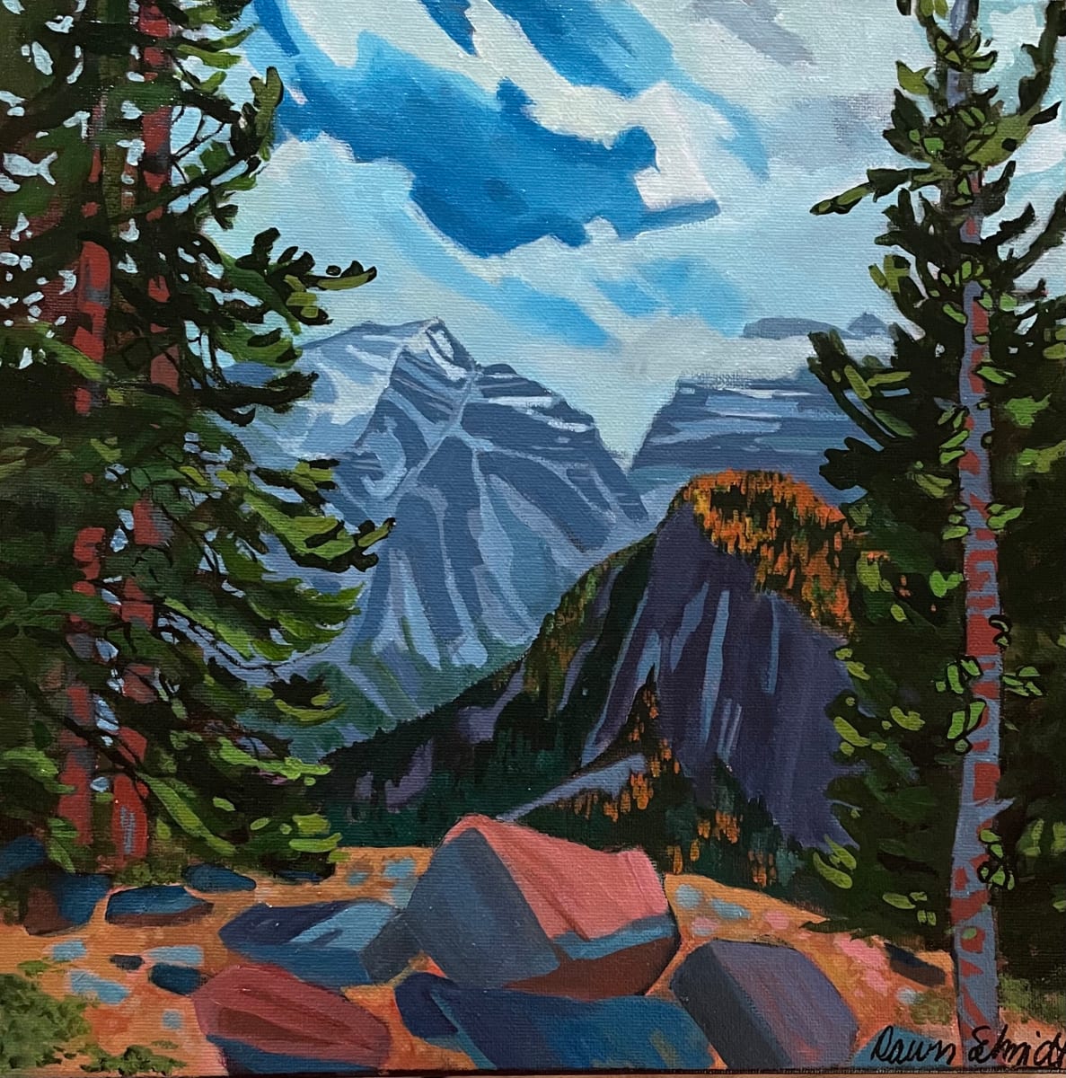 Perfect Pinnacle by Dawn Schmidt  Image: Lake Louise