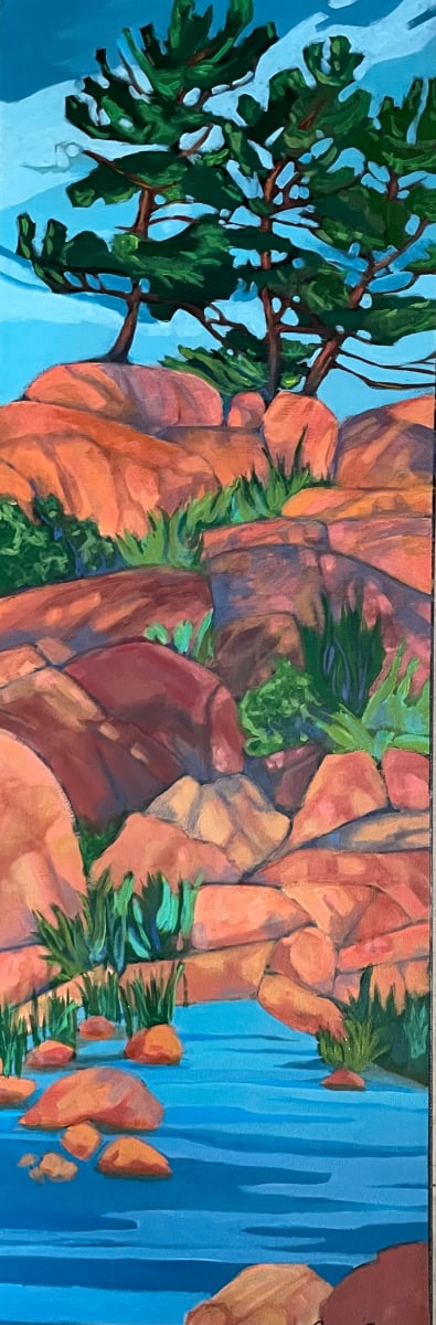 Canoe Rest Stop by Dawn Schmidt 