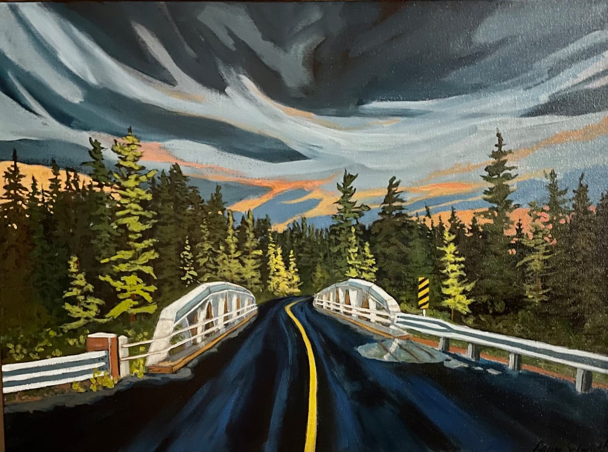 Northbound through Muskeg by Dawn Schmidt 