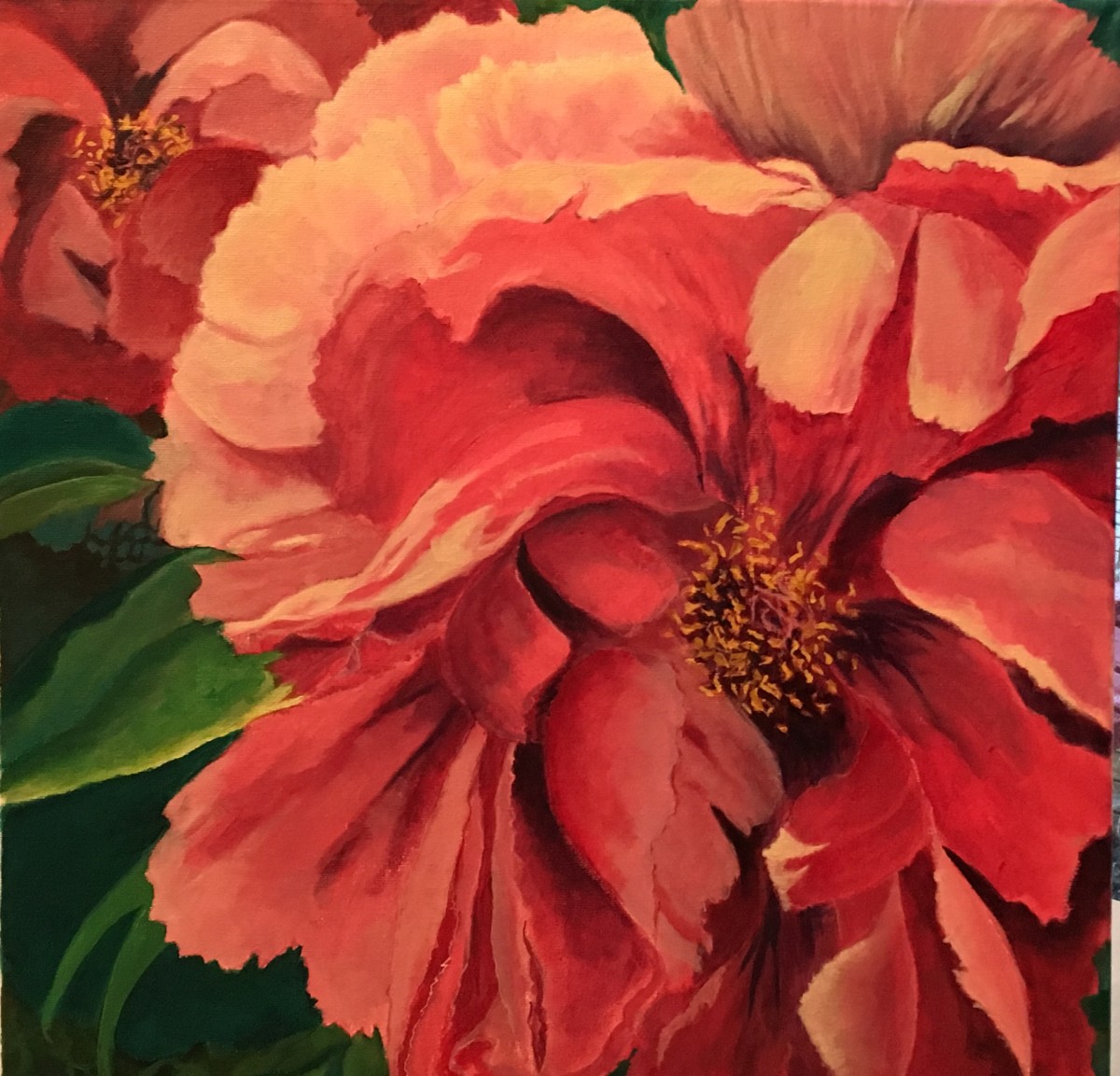 Pink Peonies by Dawn Schmidt 