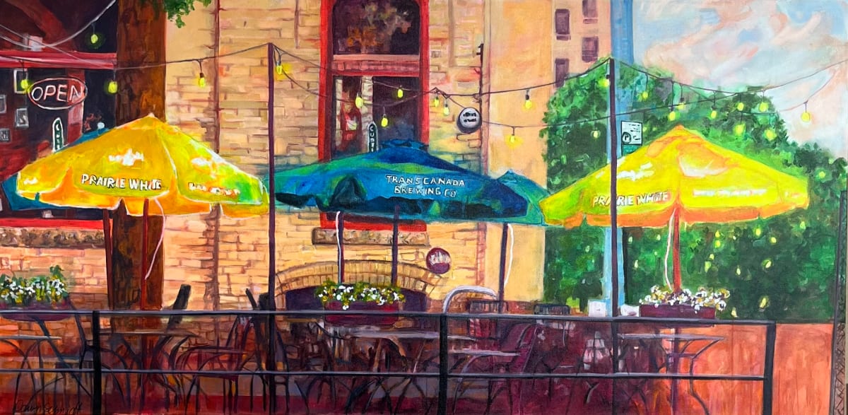 Colourful Canopies in the Exchange by Dawn Schmidt, Image 1.