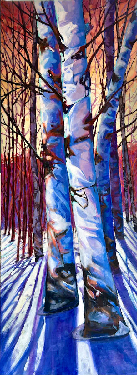 Winters Quiet Sentinels by Dawn Schmidt 