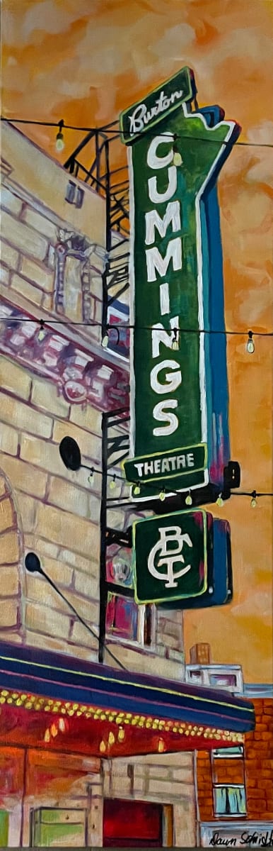Ode to an Icon by Dawn Schmidt  Image: The Briton Commings Theatre in Winnipegs Exchange District