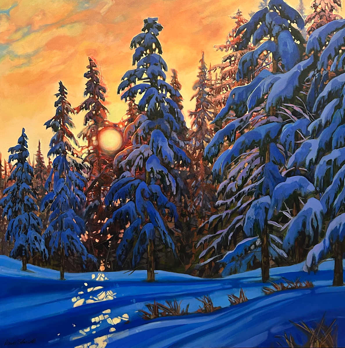 A Stillness in the Pines by Dawn Schmidt 
