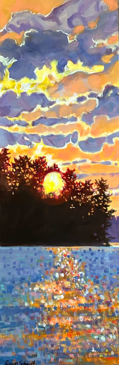 Serenity at Sunset by Dawn Schmidt 