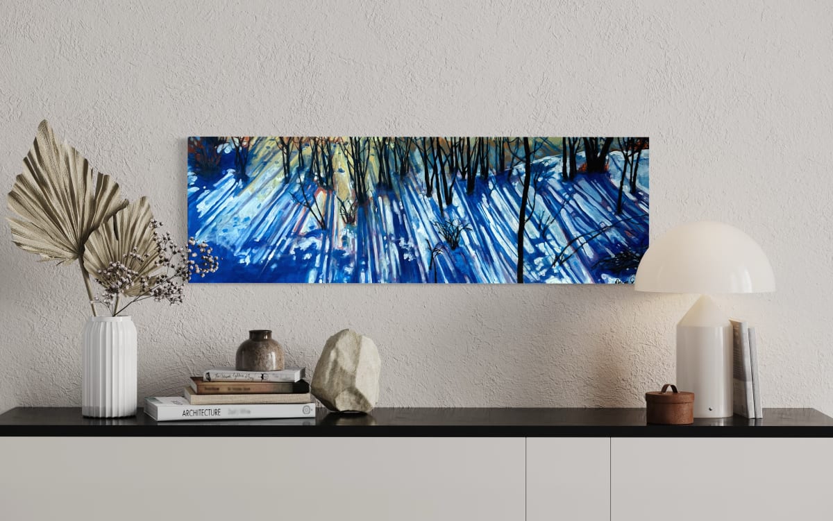 Winters Twilight Shadows by Dawn Schmidt 