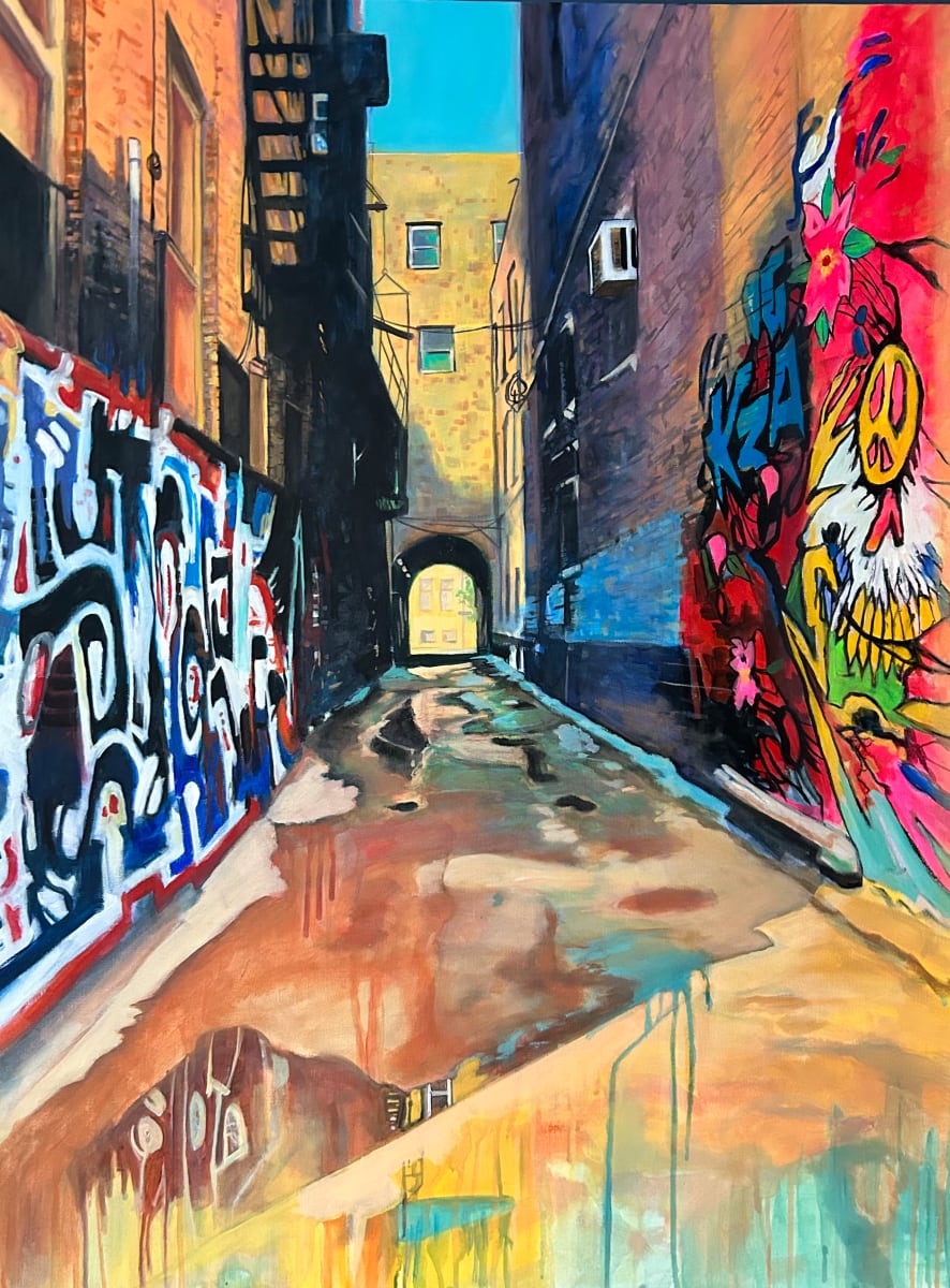 Graffiti Splash by Dawn Schmidt 