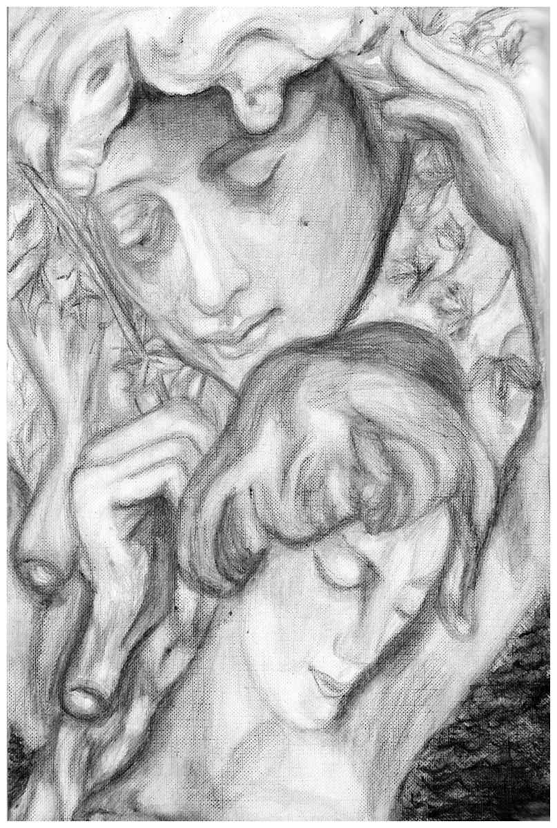 in the spiritual sea of time (from "Weightless Series"), watercolor pencil, $300.  Buyer pays shipping.  Prints available, contact artist. by Stephen Mead  Image: The series "Weightless" was published as a book, https://www.amazon.com/Weightless-Poetry-Perseverance-Stephen-Mead/dp/1480187402