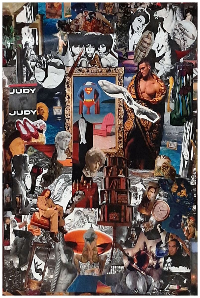 Some Kind of Magic, collage $150.  Buyer pays for shipping. by Stephen Mead 