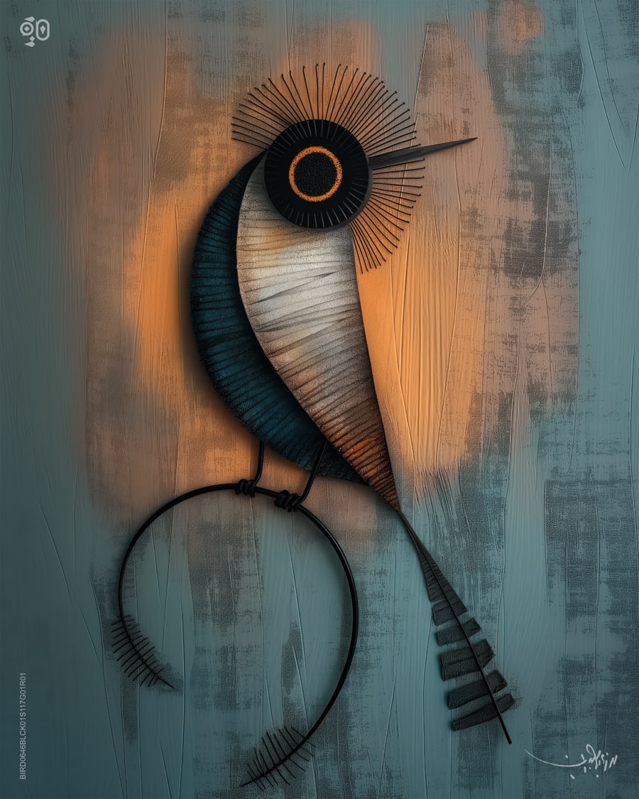 Serenity in Motion by Mohamed Ayman DAEF  Image: This piece of art stands out as a compelling example of modern digital abstraction, merging the elegance of nature and human beauty in a unique and visually appealing way.