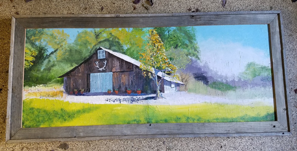 Barn with Antlers by Barnlady 