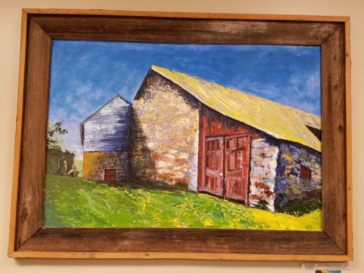 Great Barn at Arrandale: Big Red Doors; Great Barn at Arrandale #2 by Barnlady 