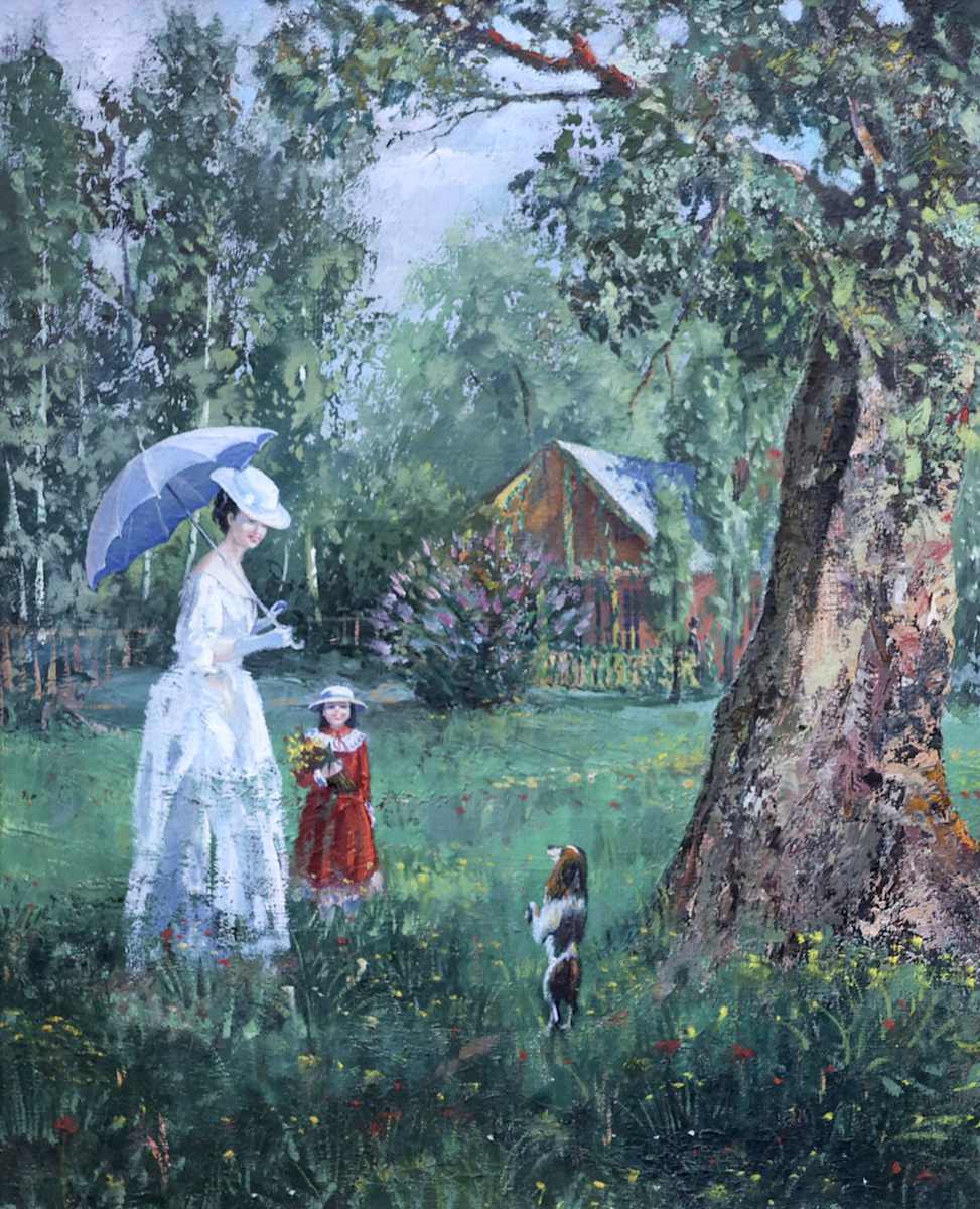 On A Walk by Ahad Ismailovich Gasanov 