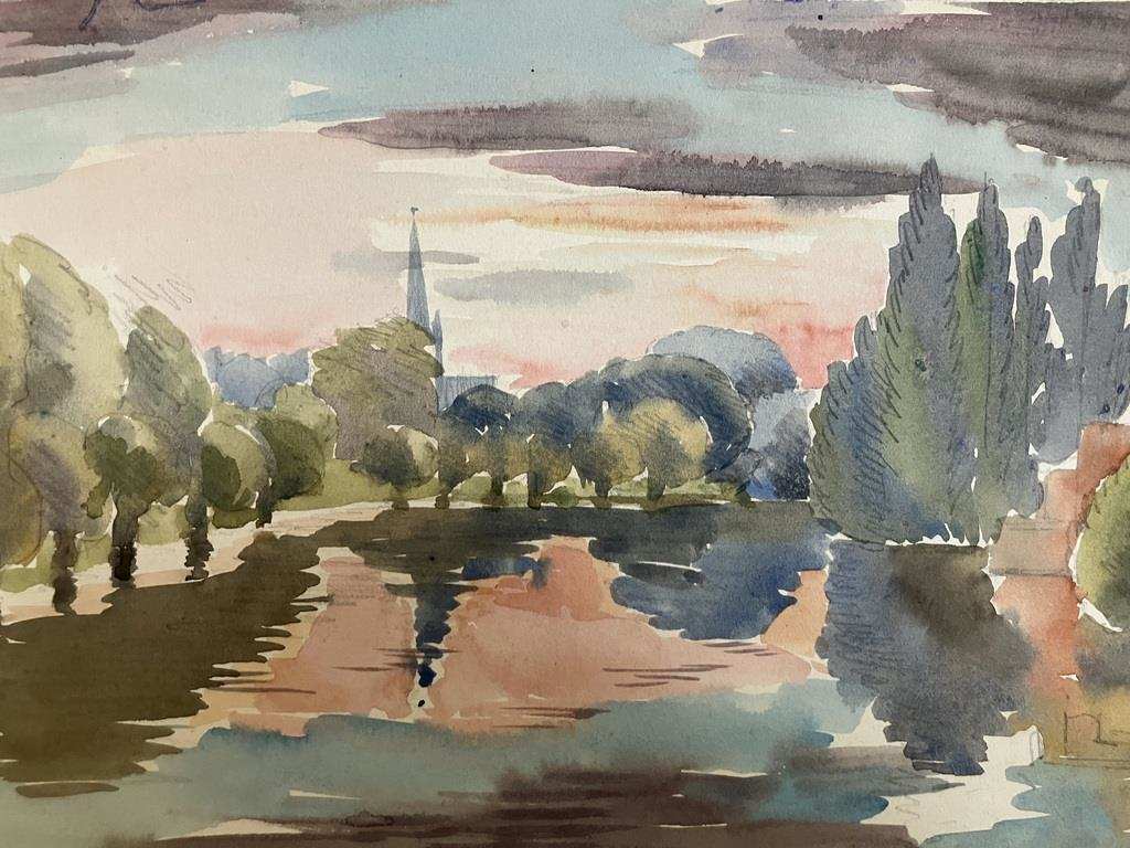 River landscape by Antony Baynes 