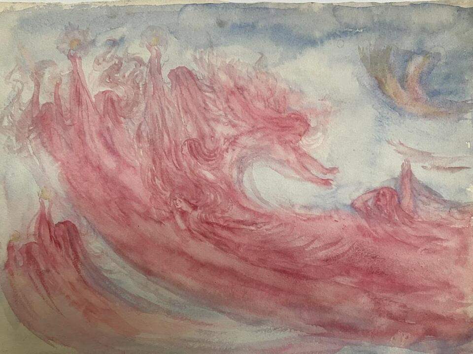 Waves sketch by Antony Baynes 