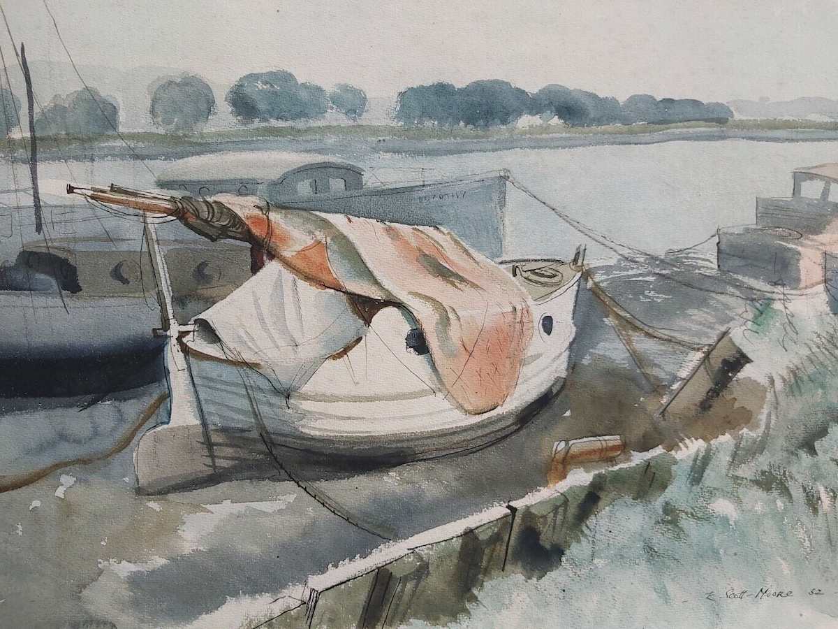 Boat by Elizabeth Scott-Moor (1902-1993) 