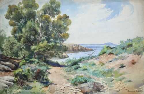 Perros Guirec by Henri Laffillee (1859-1947) 