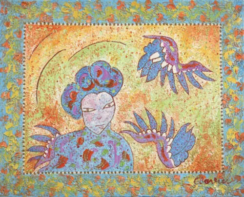 Arbre en Flerus by Madeleine Clavier (1913-2015) 