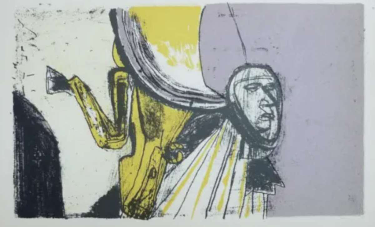 Robert Colquhoun (1914-1962) First edition 1947 lithograph (lk Keith Vaughn ) by Robert Colquhoun 