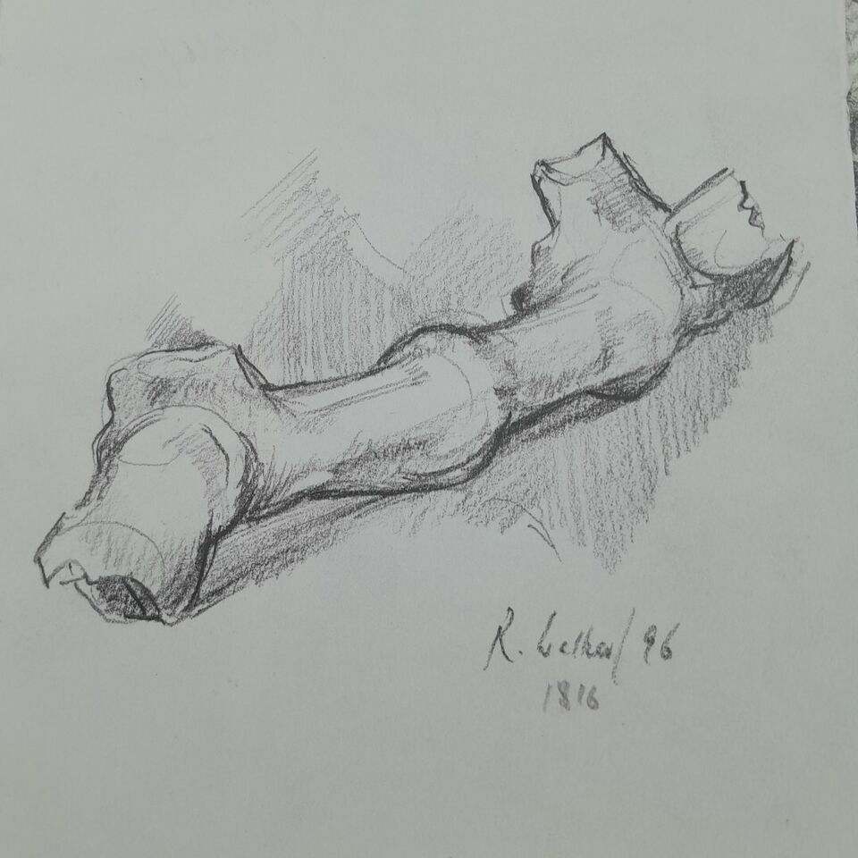 Signed Studio collection of drawings by Richard Ian Bentham Walker 