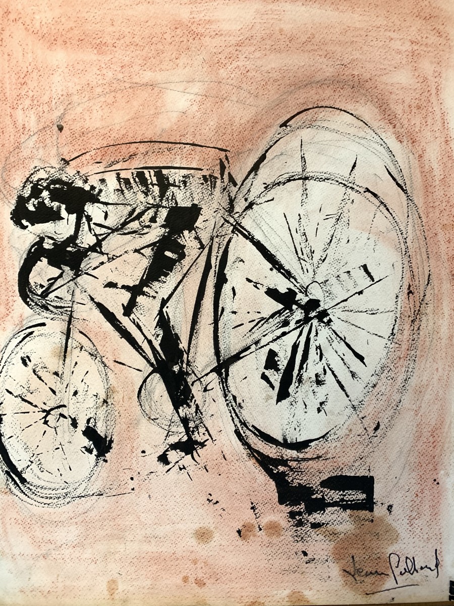 Cyclist by Leon  Collard 