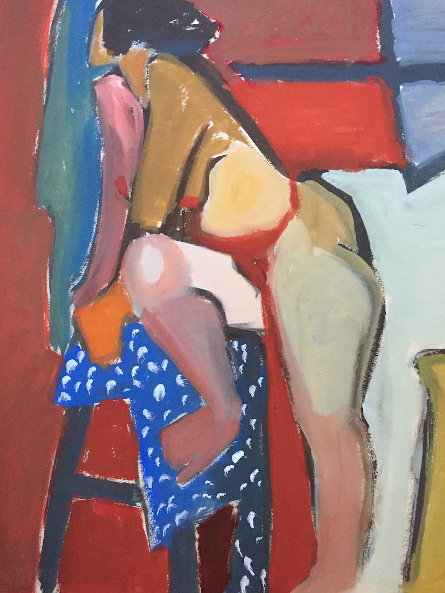 Blue Polka Dots, Image 1.