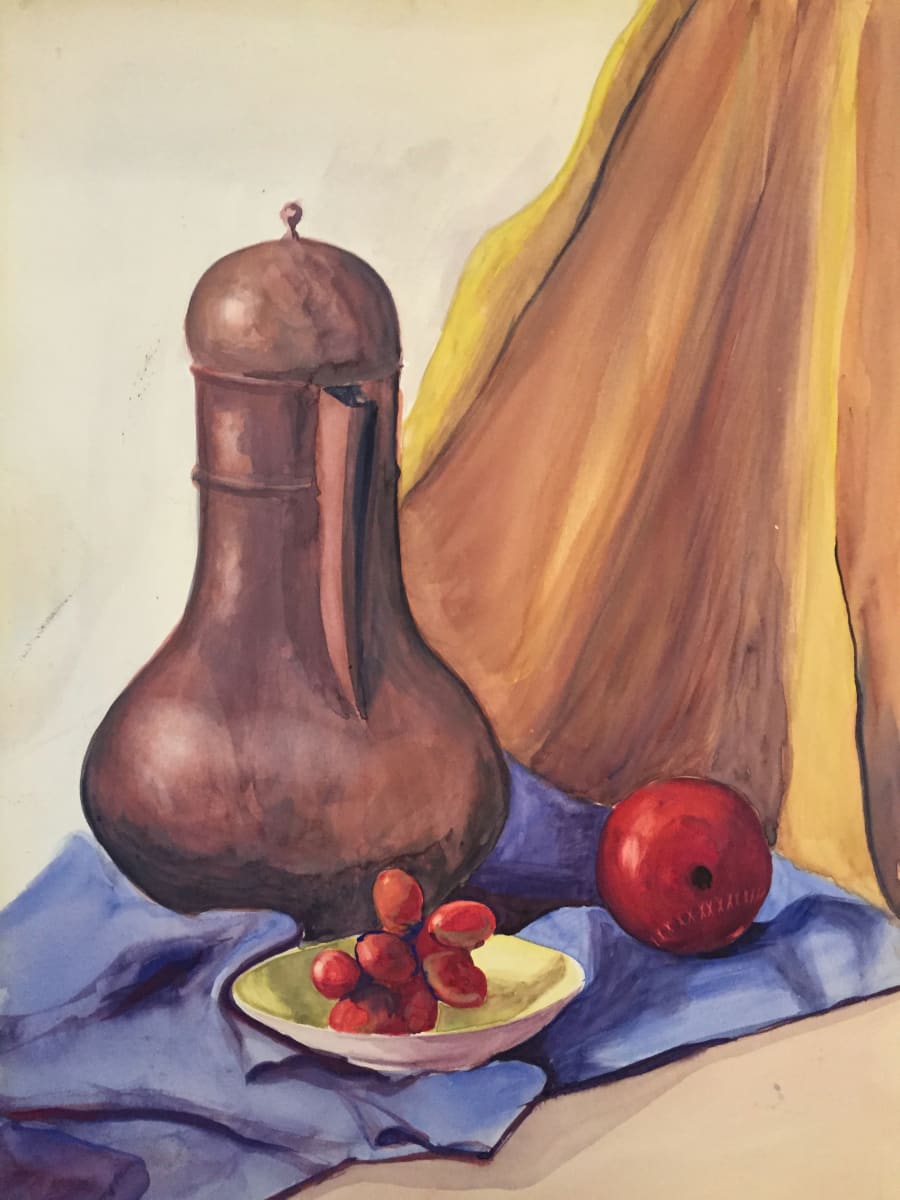 Fruit Still Life with Grapes by Jerry & Ruth Opper Estate, Image 5.