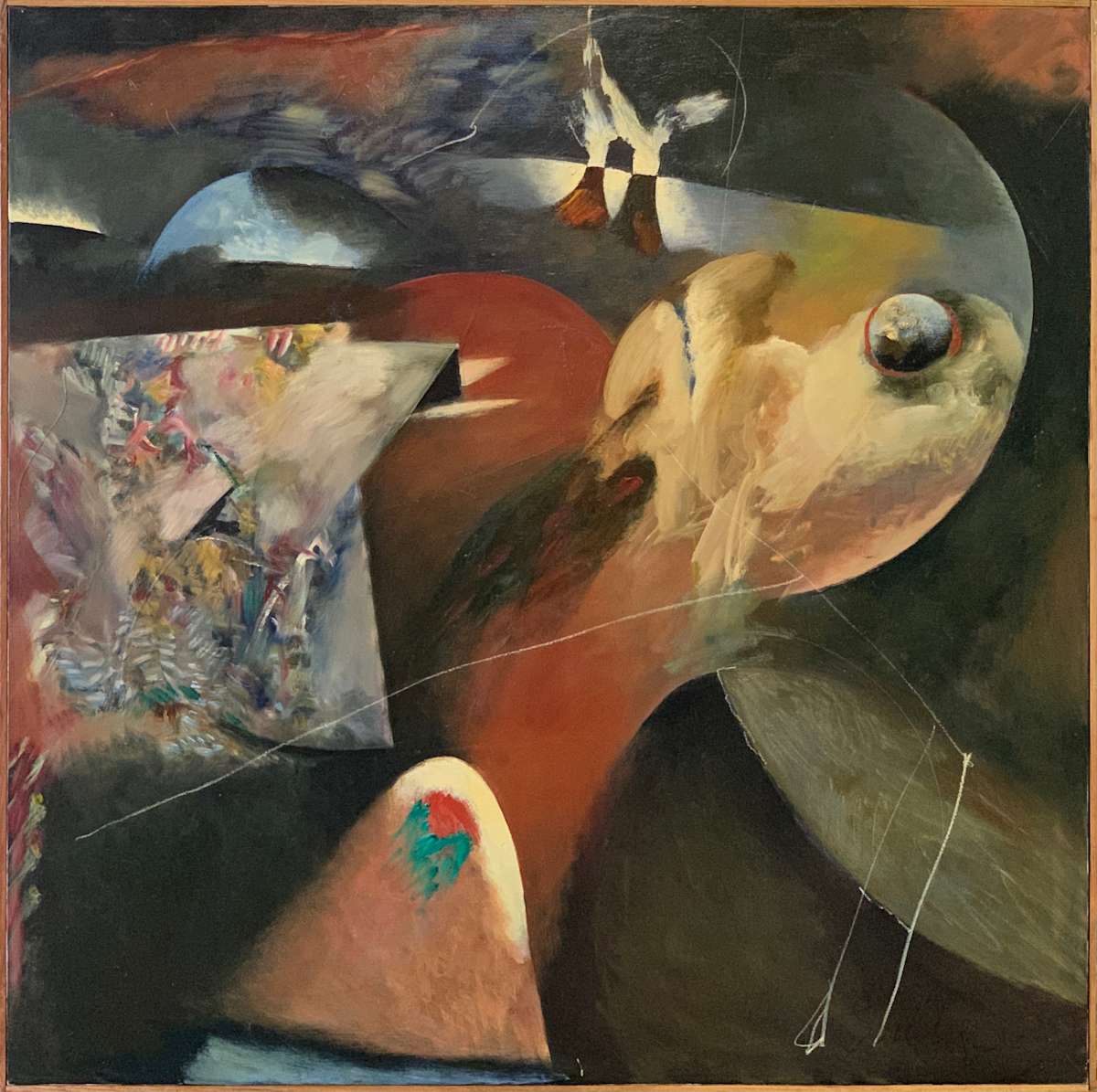 1994 "Night and Day" Abstract Painting on Canvas William Shields Acclaimed Illustrator by Bill Shields, Image 2.