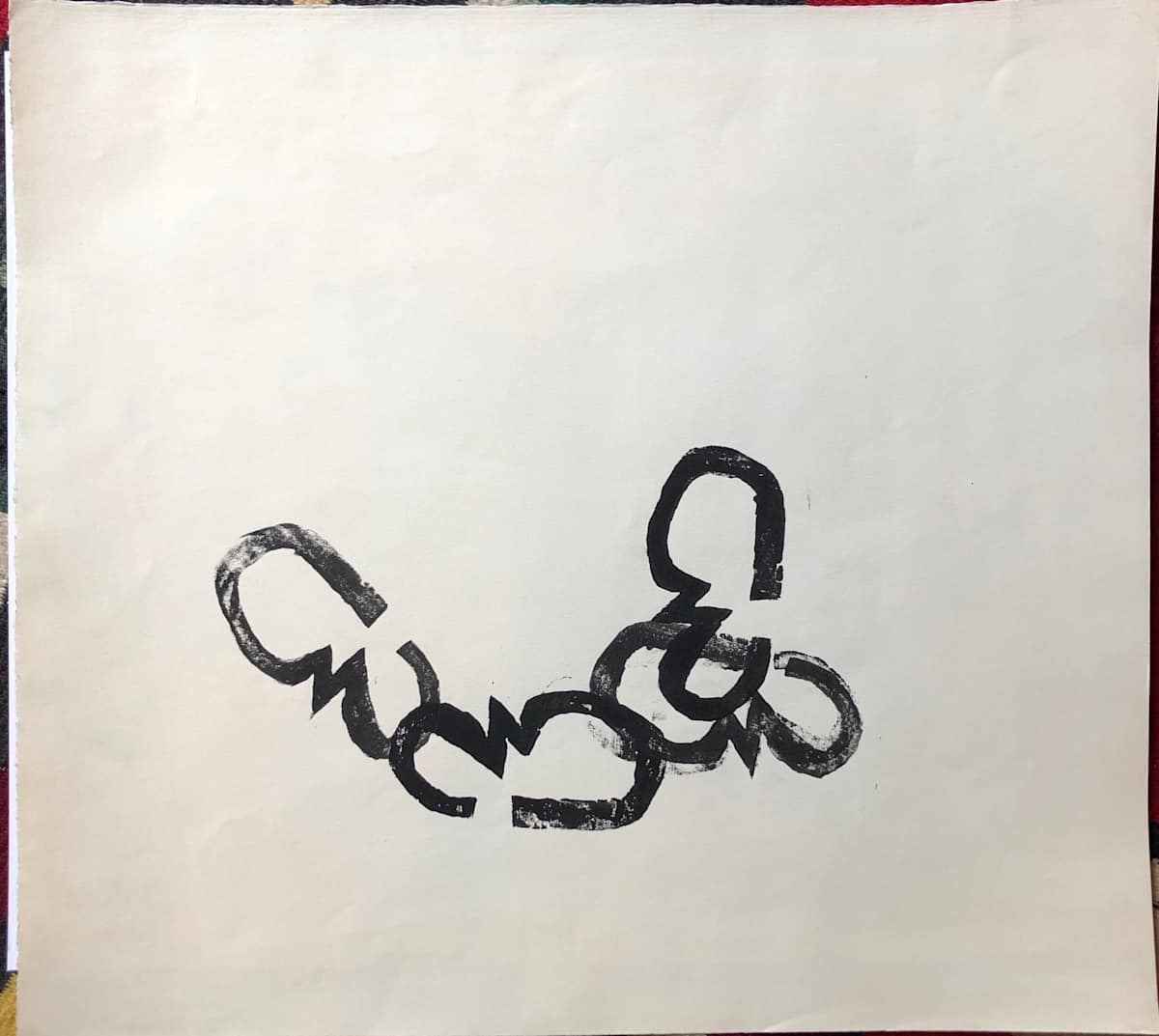 Chain Abstract by Edith  Isaac-Rose 
