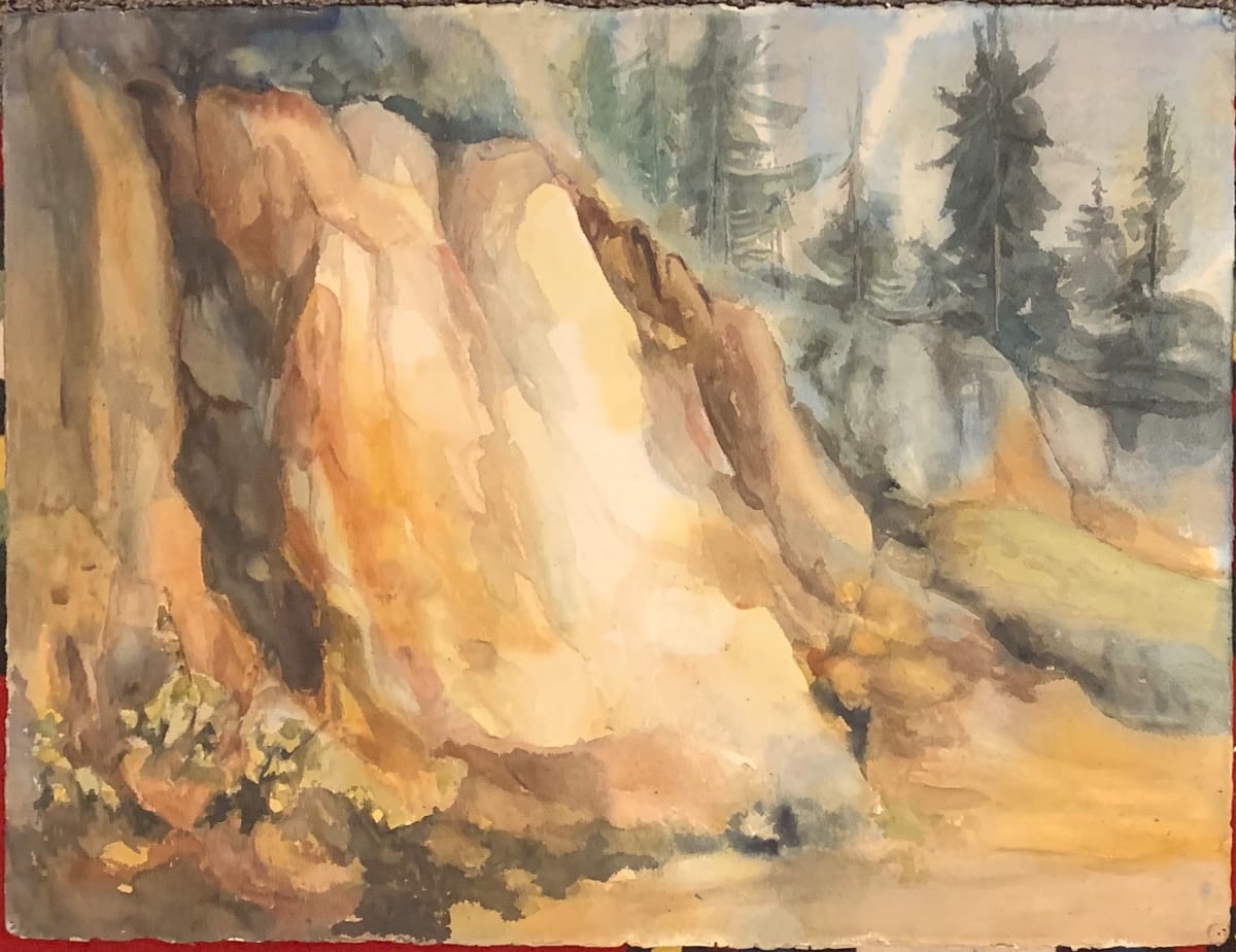 AbEx Mountain Side by Thelma Corbin Moody, Image 1.