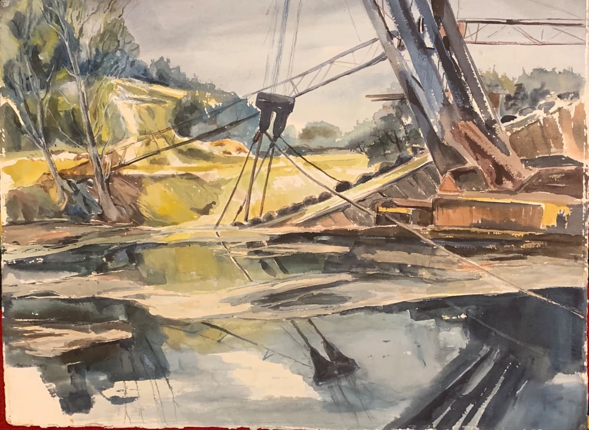 Double Sided AbEx Landscape 2 by Thelma Corbin Moody, Image 2.