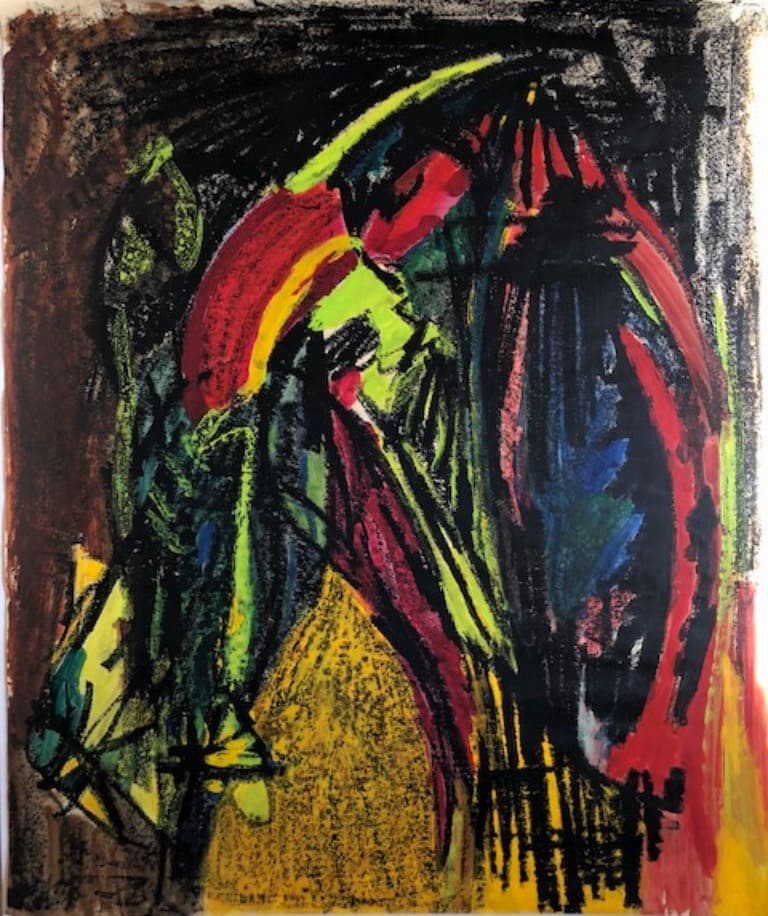 Figurative Abstract Stretch by Gloria Dudfield 