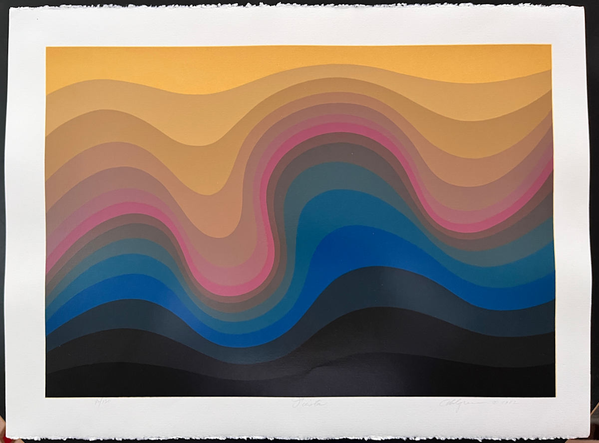 "Fiesta" 1982 Silkscreen by Roy Ahlgren, Image 4.