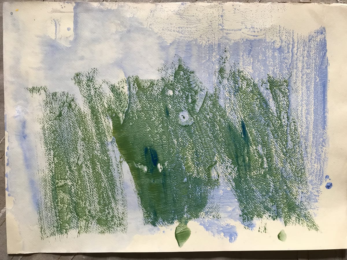 Blue Green Print part 1 by Patricia Zippin, Image 2.