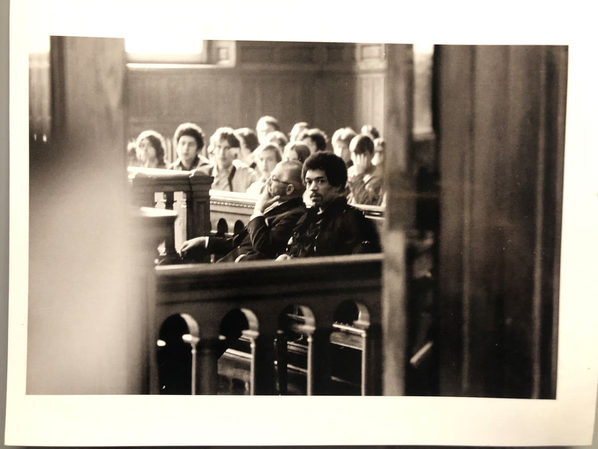 Jimi Hendrix in Court by Jeff Goode, Image 4.