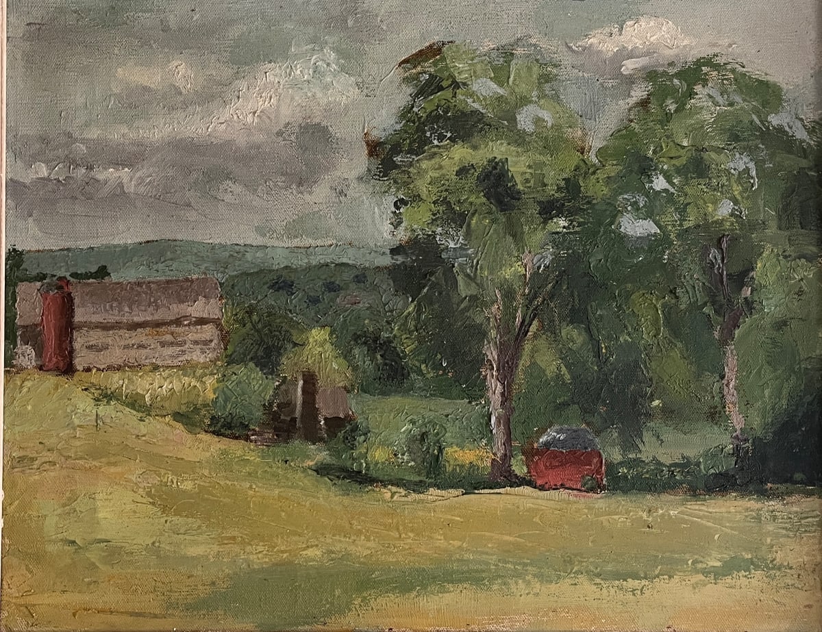 1950s "Country Scene Landscape" Painting by Unknown 