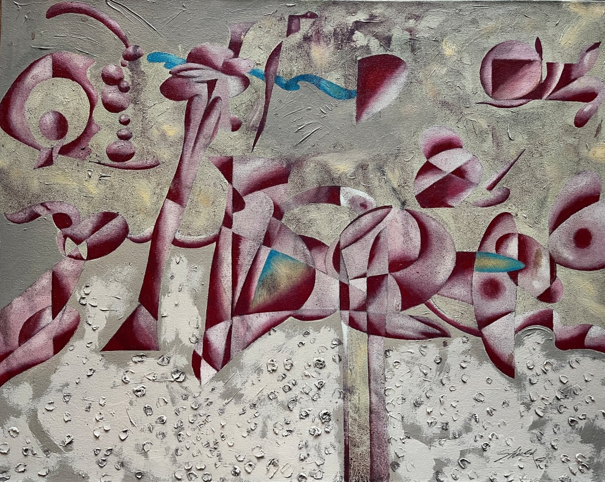 "Pink Abstract" by Bill Shields 