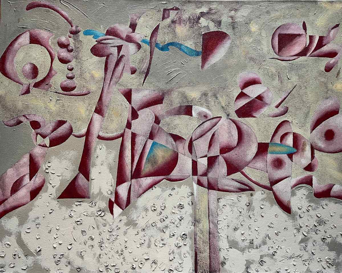 "Pink Abstract" by Bill Shields, Image 2.