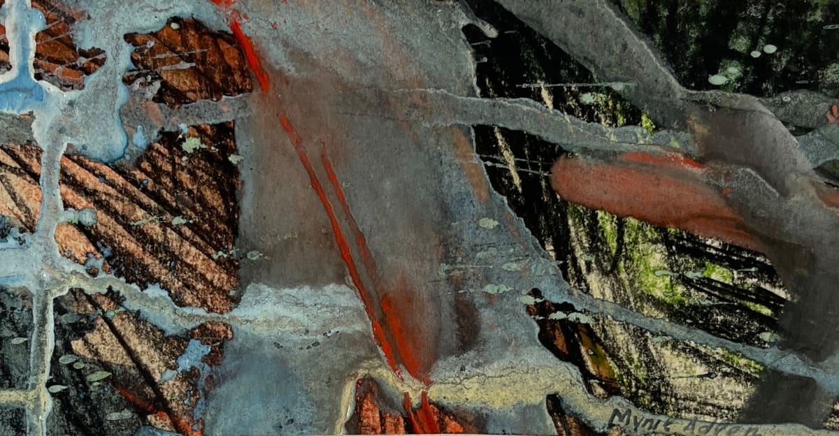 1960s Mixed Media Abstract  NY Artist Myril Adler by Myril Adler, Image 7.